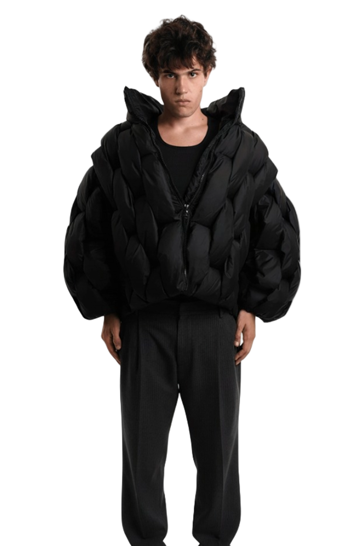 Pentagon Puffer - Noir