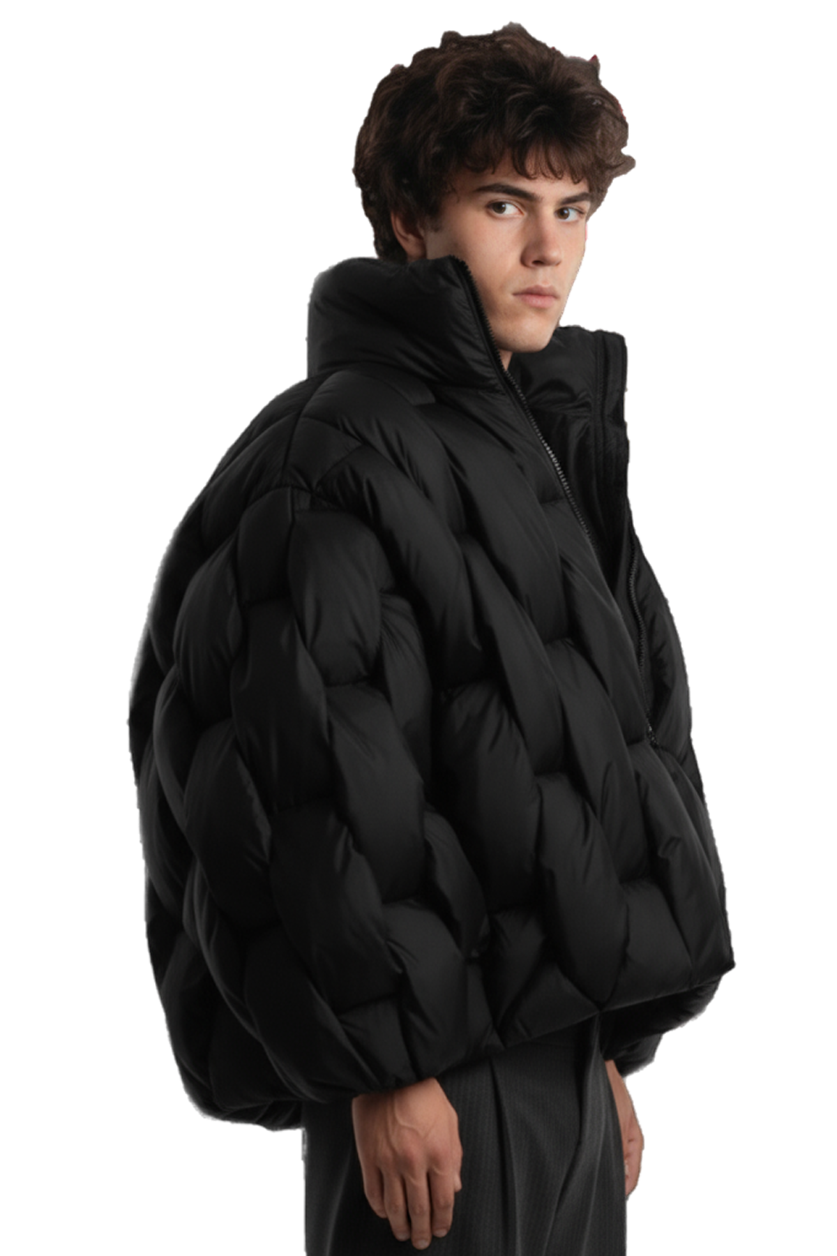 Pentagon Puffer - Noir