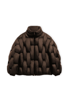Pentagon Puffer - Marron