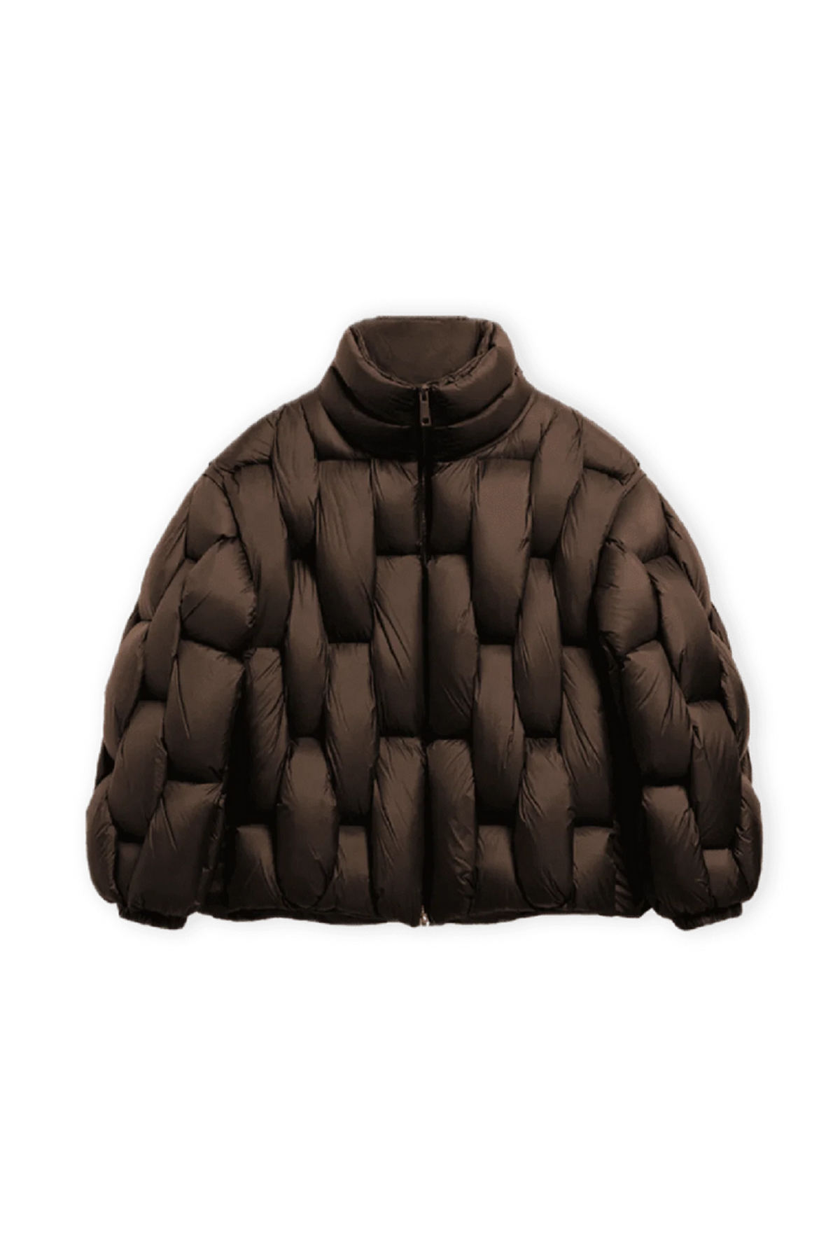 Pentagon Puffer - Marron