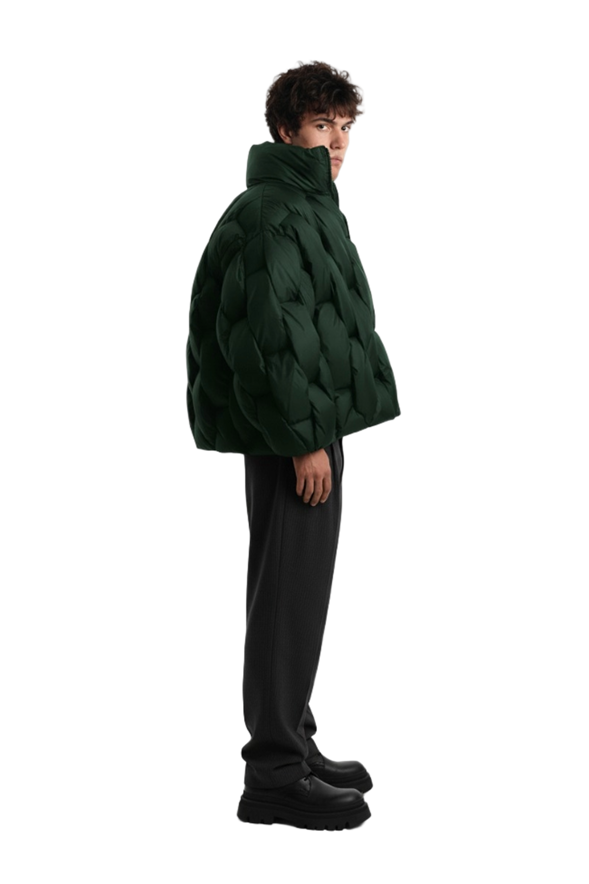 Pentagon Puffer - Grün
