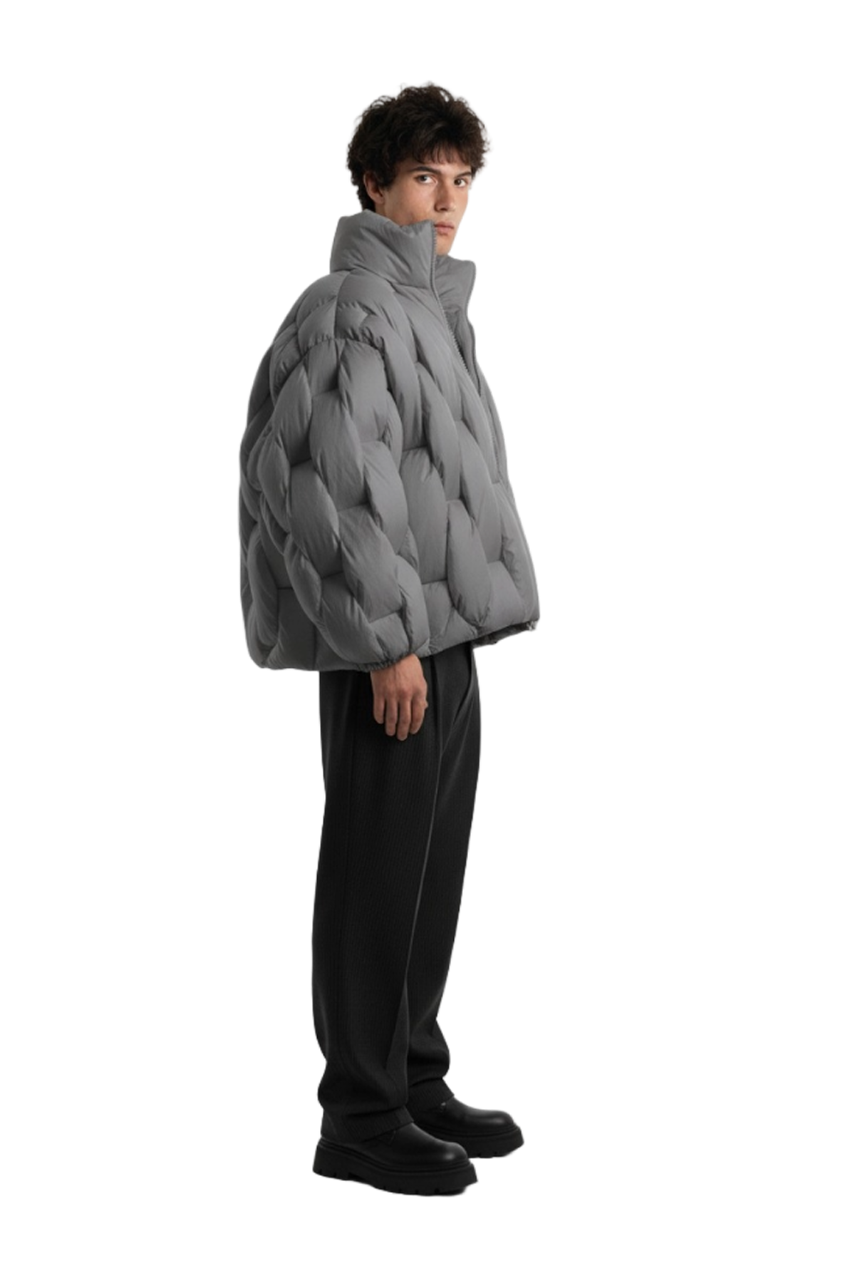 Pentagon Puffer - Gris