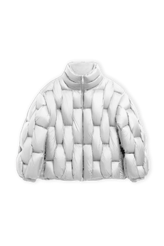 Pentagon Puffer - Blanc