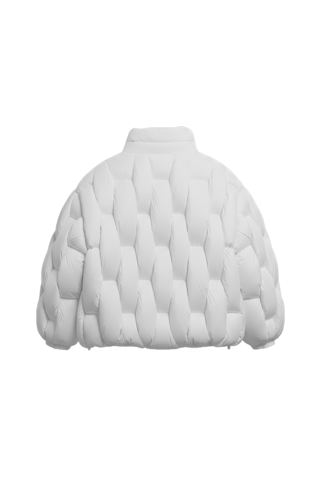 Pentagon Puffer - Blanc